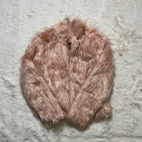 Fashion Nova Jackets & Blazers - FASHION Nova Fernada Pink Faux Fur Coat Small